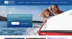 Desktop Screenshot of boaterschoiceinsurance.com