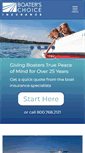 Mobile Screenshot of boaterschoiceinsurance.com
